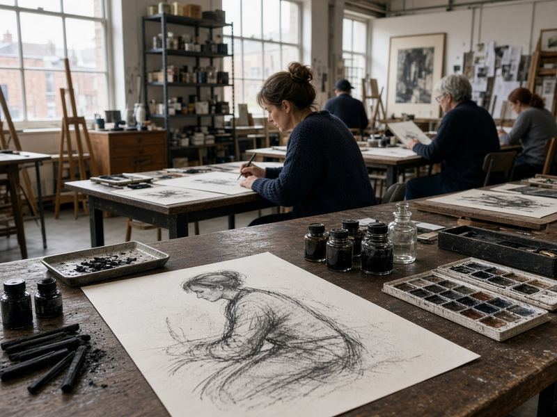 Figure sessions at Opalwood Art Studio