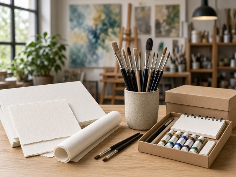 Materials shop at Opalwood Art Studio